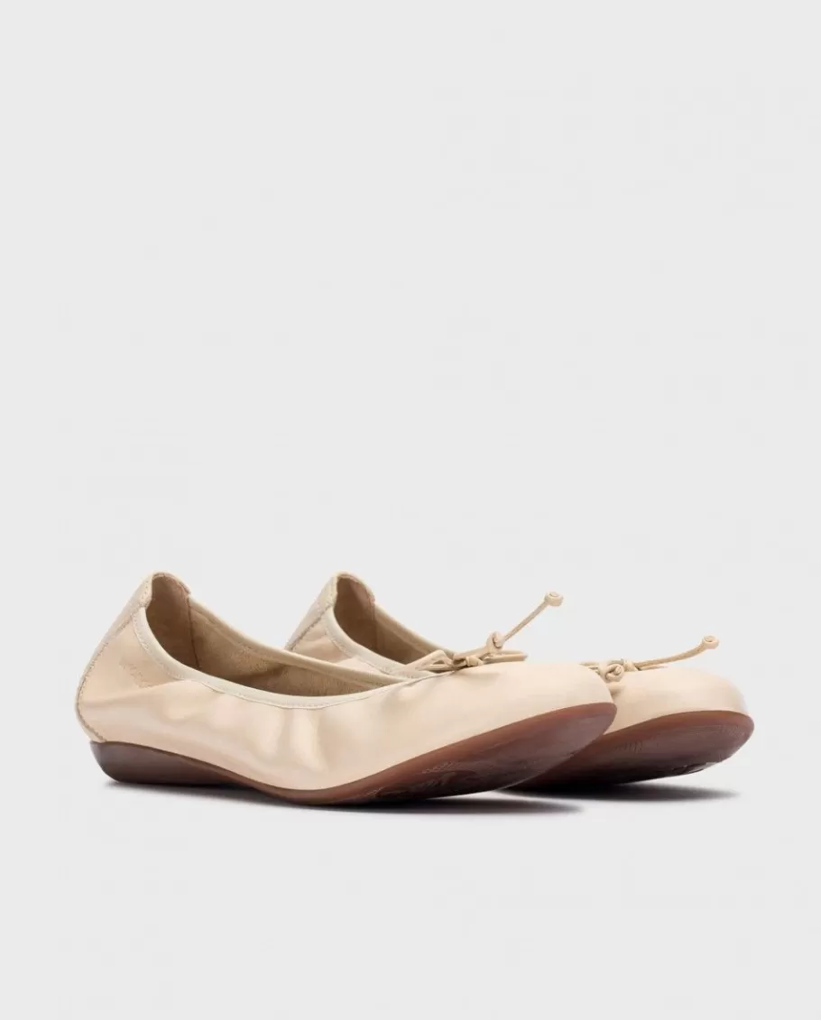 Wonders Flat Shoes<Beige Bo Ballet Flat