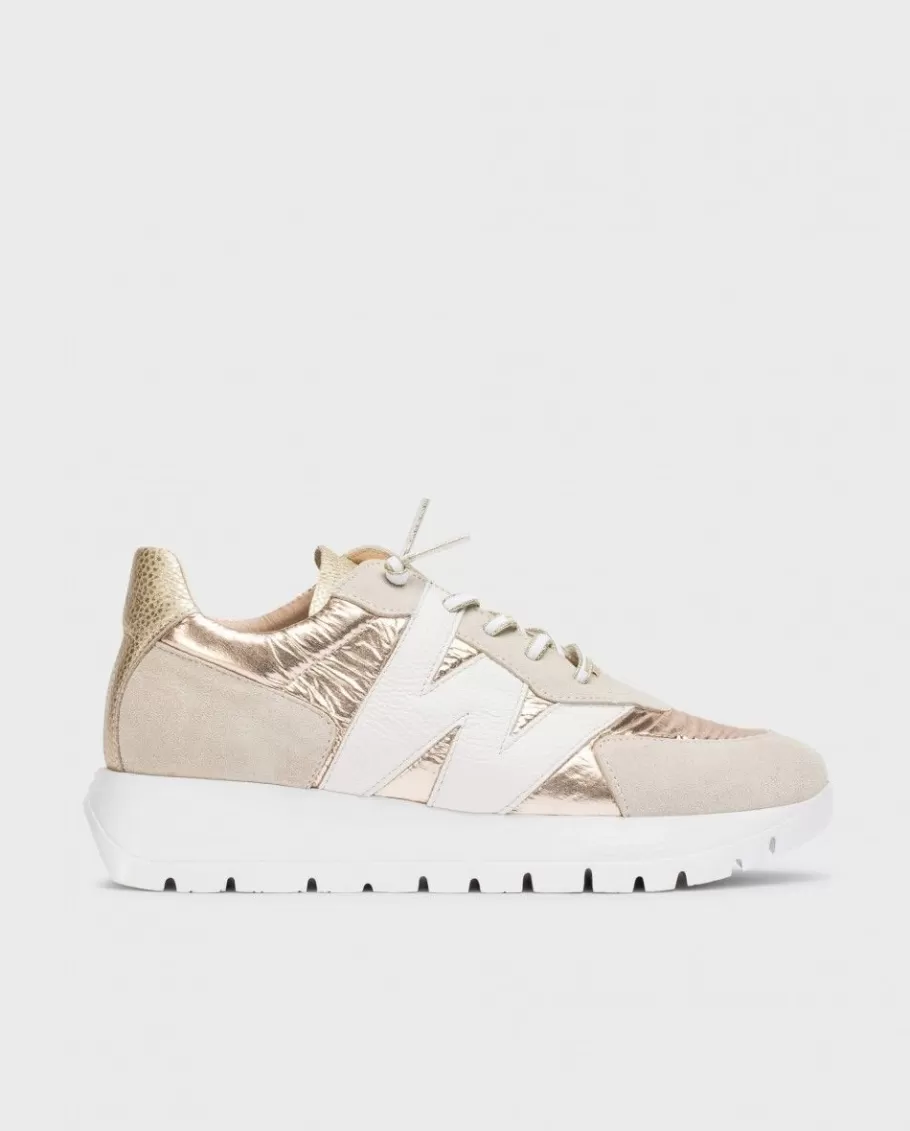 Wonders Sneakers<Beige Oslo Sneaker