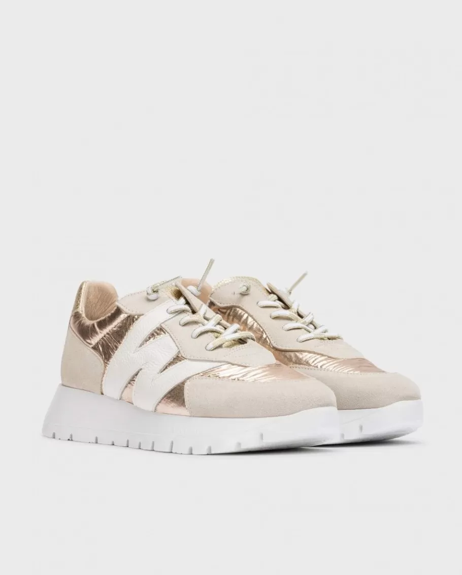 Wonders Sneakers<Beige Oslo Sneaker