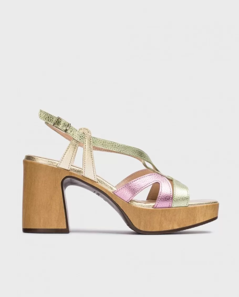 Wonders Heels<Bicolor Violeta Sandals