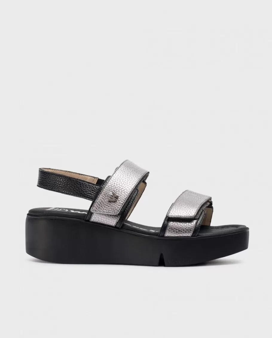 Wonders Sandals<Black Amapola Sandals