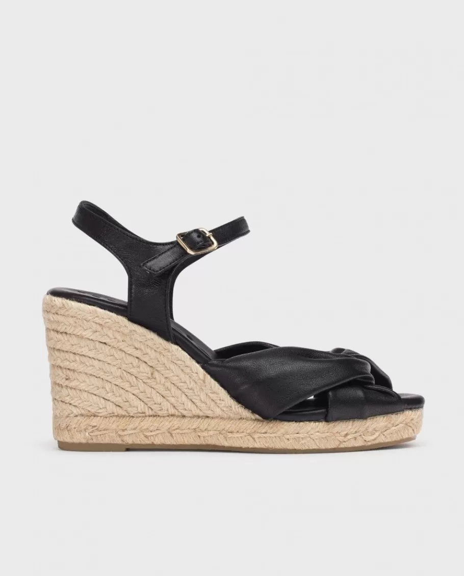 Wonders Espadrilles<Black Anuk Sandal