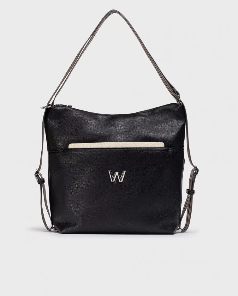 Wonders Totes<Black Bicolor Amatista Bag