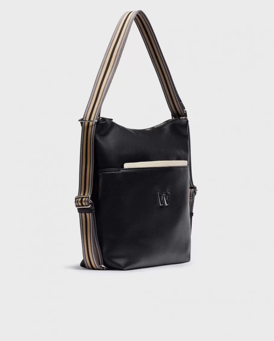 Wonders Totes<Black Bicolor Amatista Bag