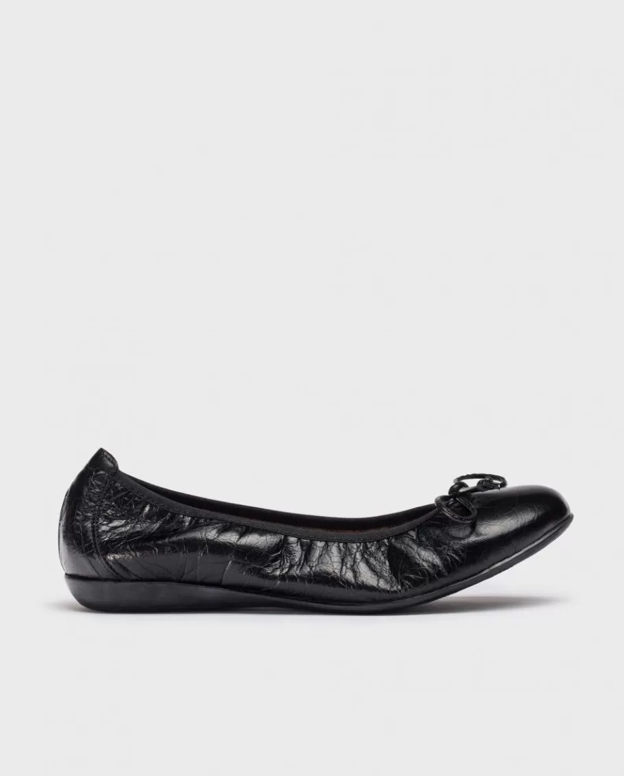 Wonders Ballerinas<Black Bo Ballet Pump