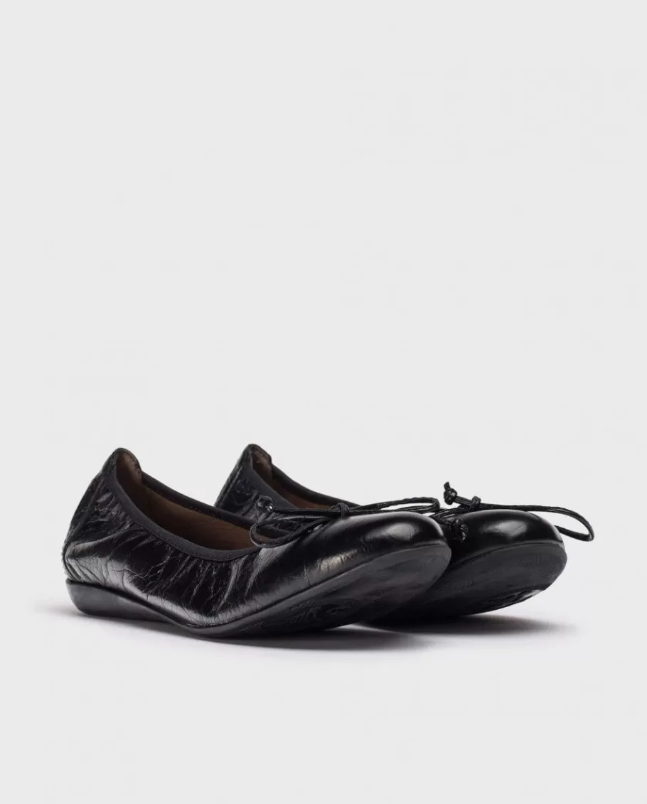 Wonders Ballerinas<Black Bo Ballet Pump