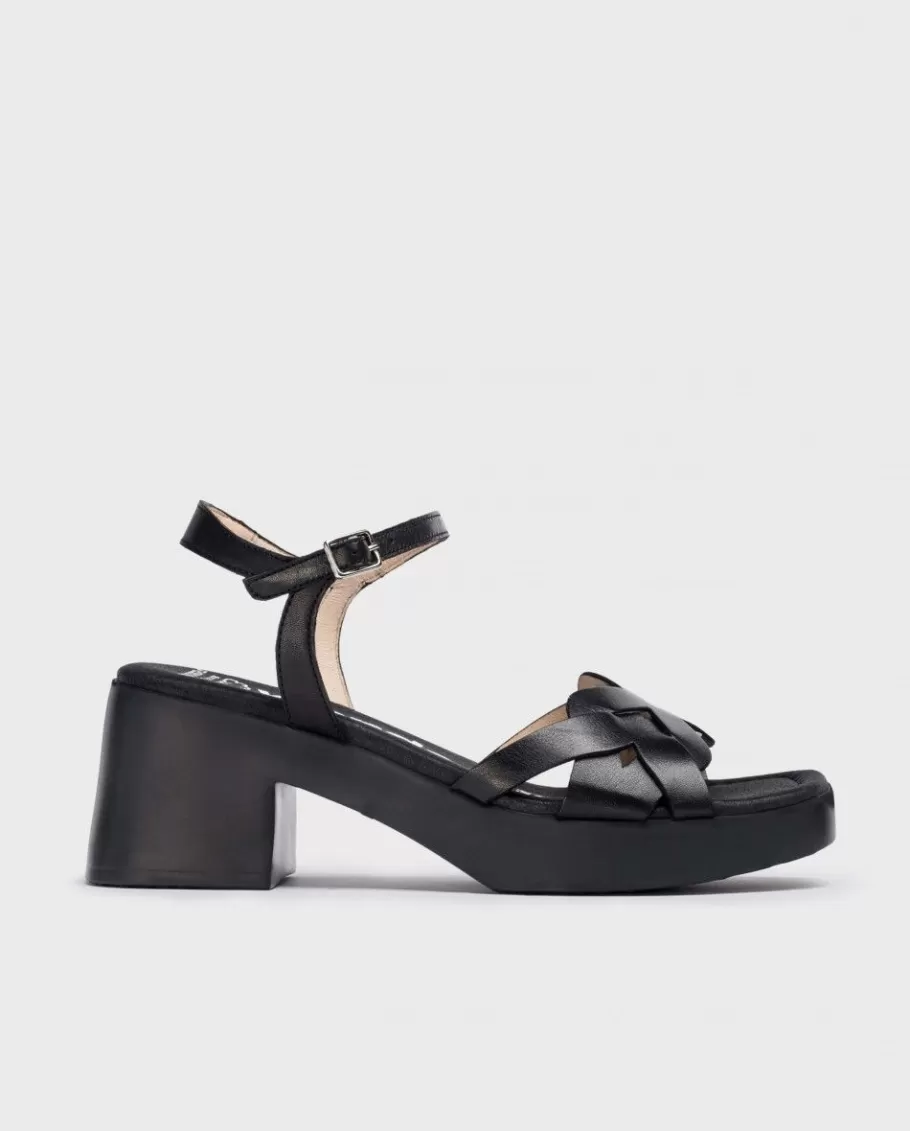 Wonders Heels<Black Catalina Sandals