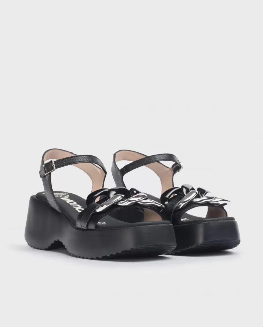 Wonders Sandals<Black Claire Sandal