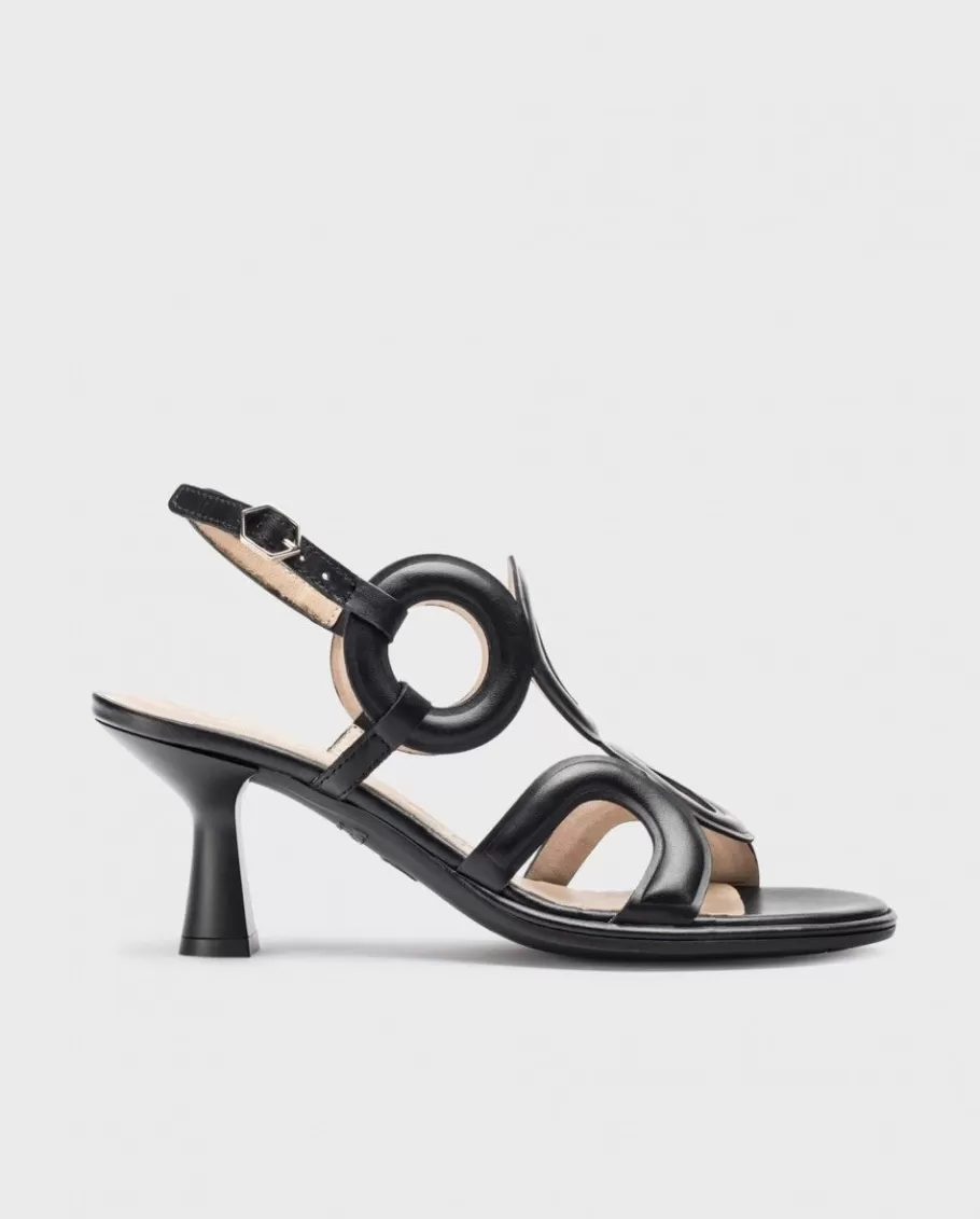 Wonders Heels<Black Iris Heeled Sandals