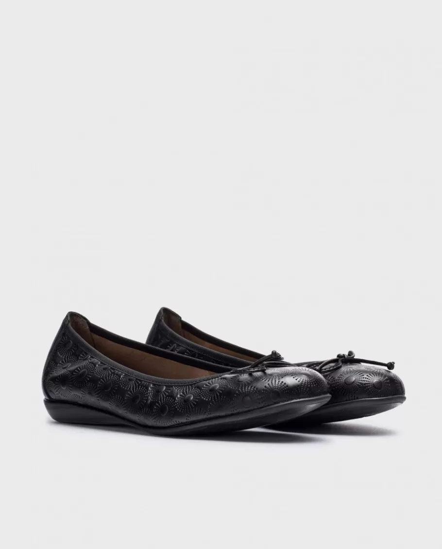 Wonders Ballerinas<Black Lace Ballet Flat