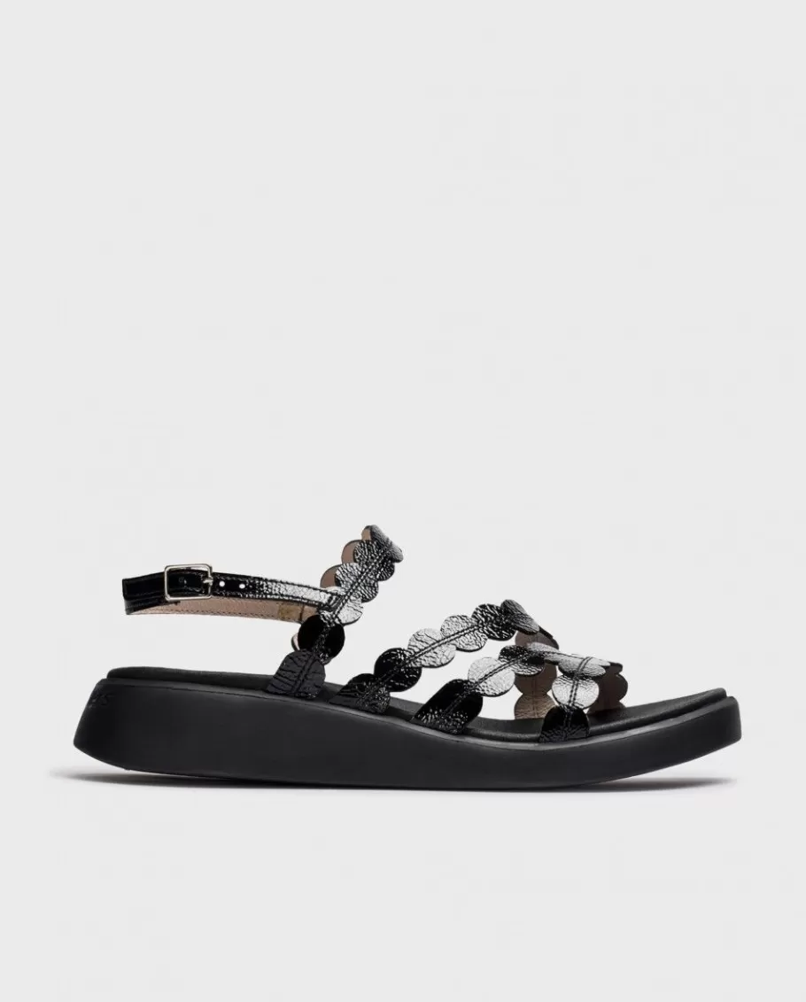 Wonders Sandals<Black Motril Sandals