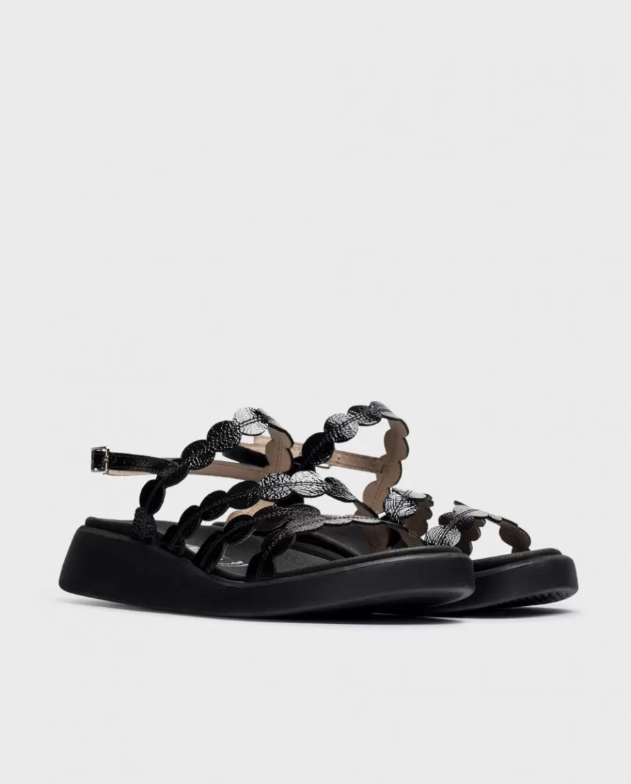 Wonders Sandals<Black Motril Sandals