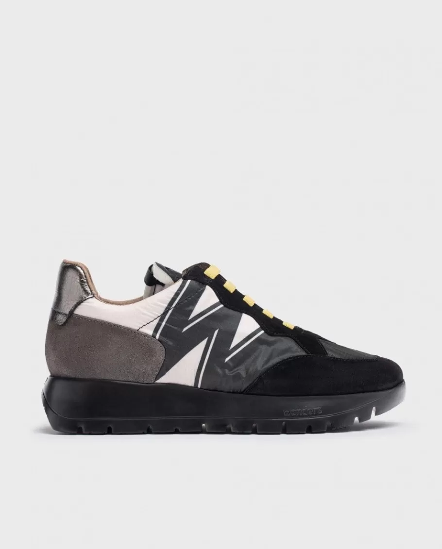 Wonders Sneakers<Black Odisei Sneaker