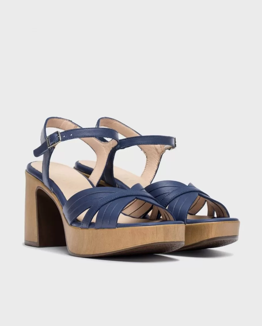 Wonders Heels<Blue Marisol Sandals