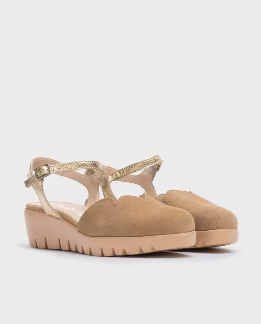 Wonders Wedges<Brown Caravaca Sandal