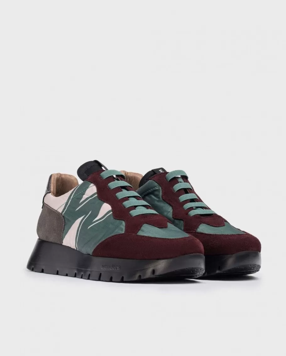 Wonders Sneakers<Burgundy Odisei Sneaker