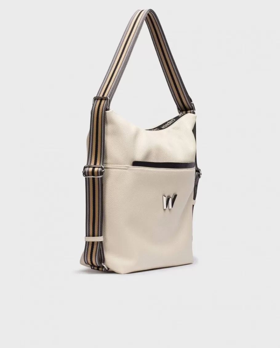 Wonders Totes<Cream Bicolor Amatista Bag