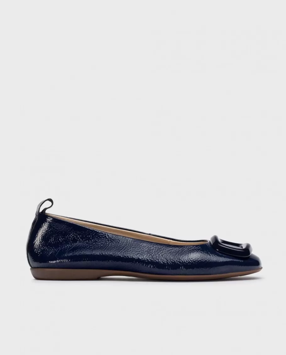 Wonders Flat Shoes<Dark Blue Berna Ballerina