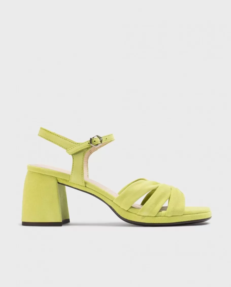 Wonders Heels<Green Gisela Heeled Sandals