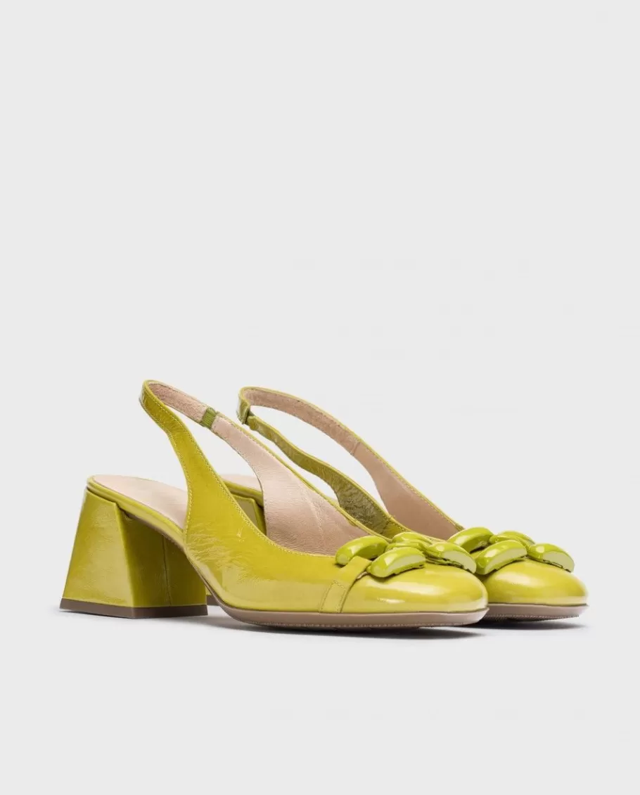 Wonders Heels<Green Karla Heeled Sandals