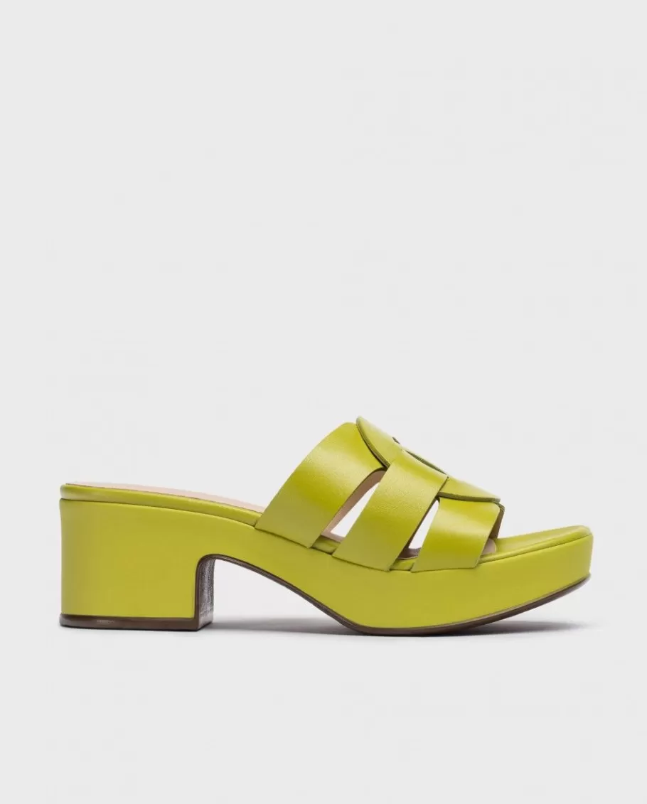 Wonders Sandals<Green Santander Sandals