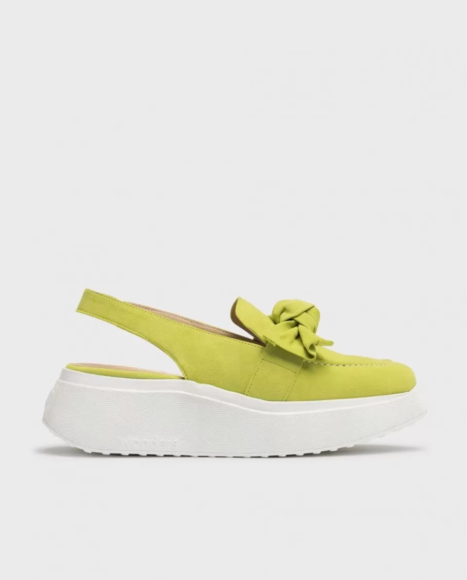 Wonders Platforms<Green Tokio Moccasin