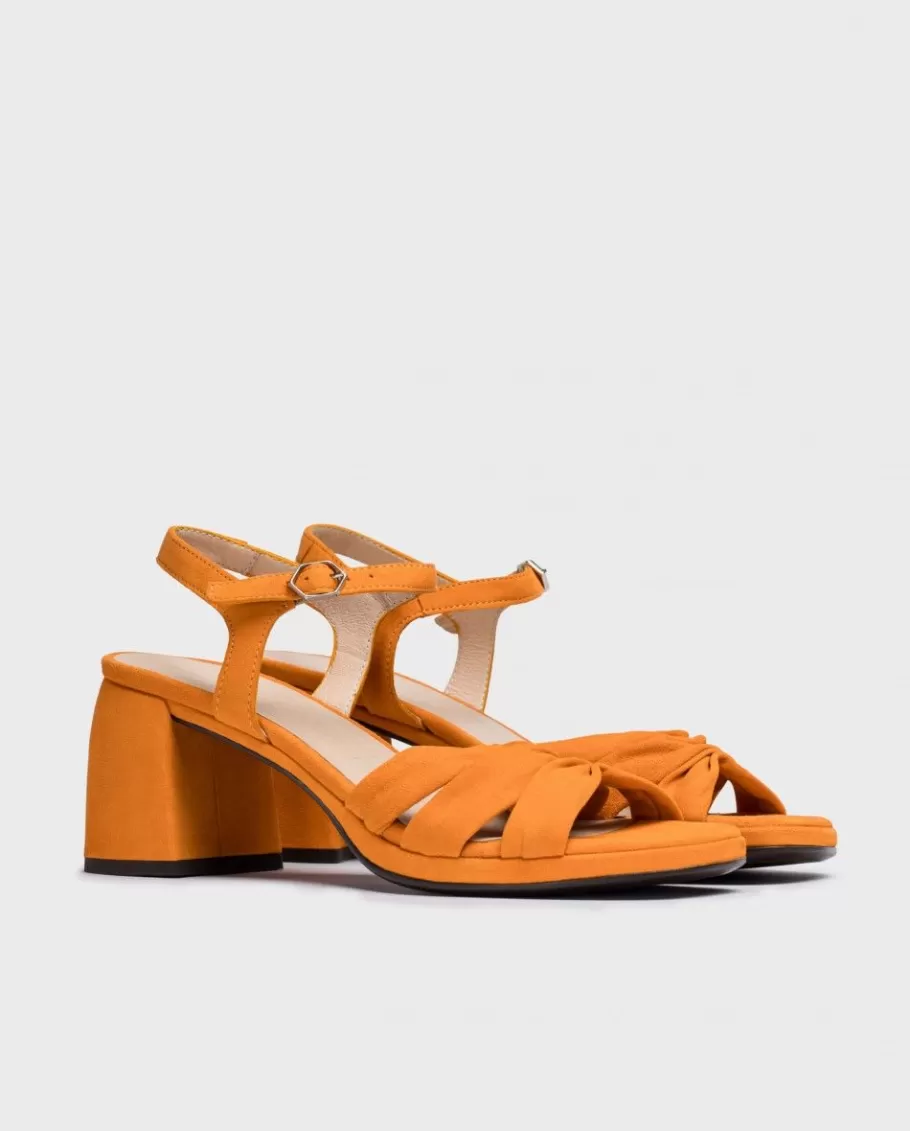 Wonders Heels<Orange Gisela Heeled Sandals