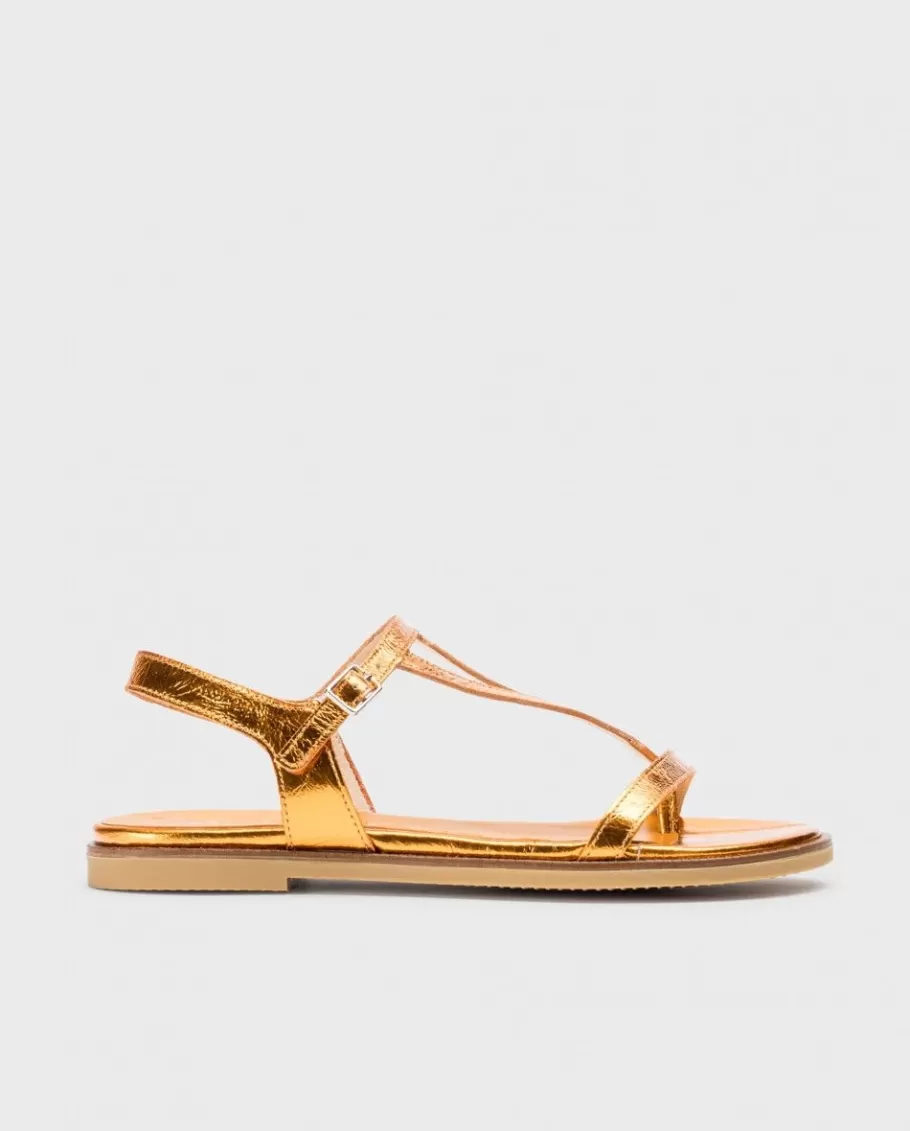 Wonders Sandals<Orange Jimena Flat Sandals