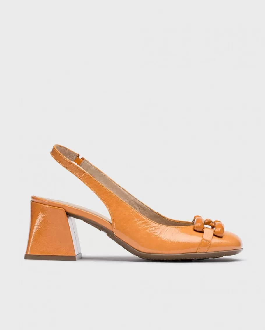 Wonders Heels<Orange Karla Heeled Sandals