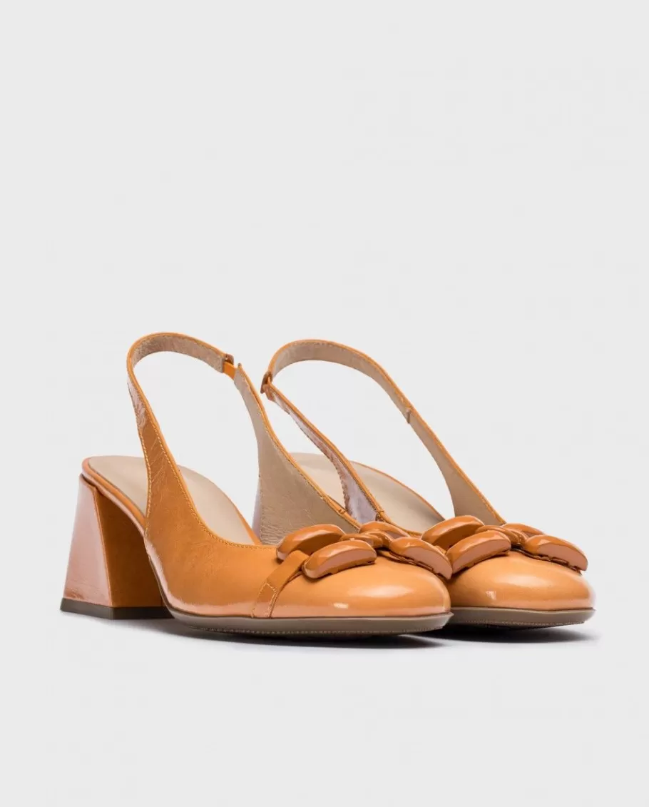 Wonders Heels<Orange Karla Heeled Sandals