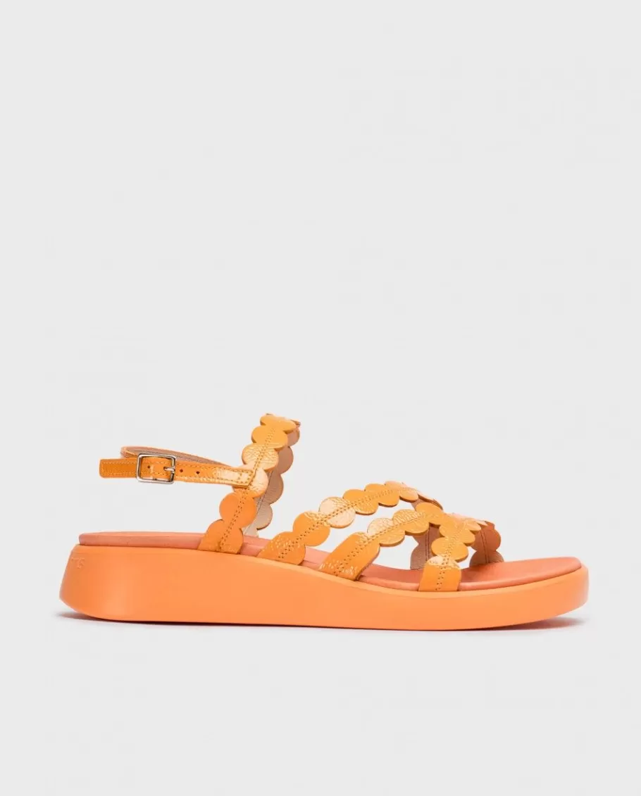 Wonders Flat Shoes<Orange Motril Sandals