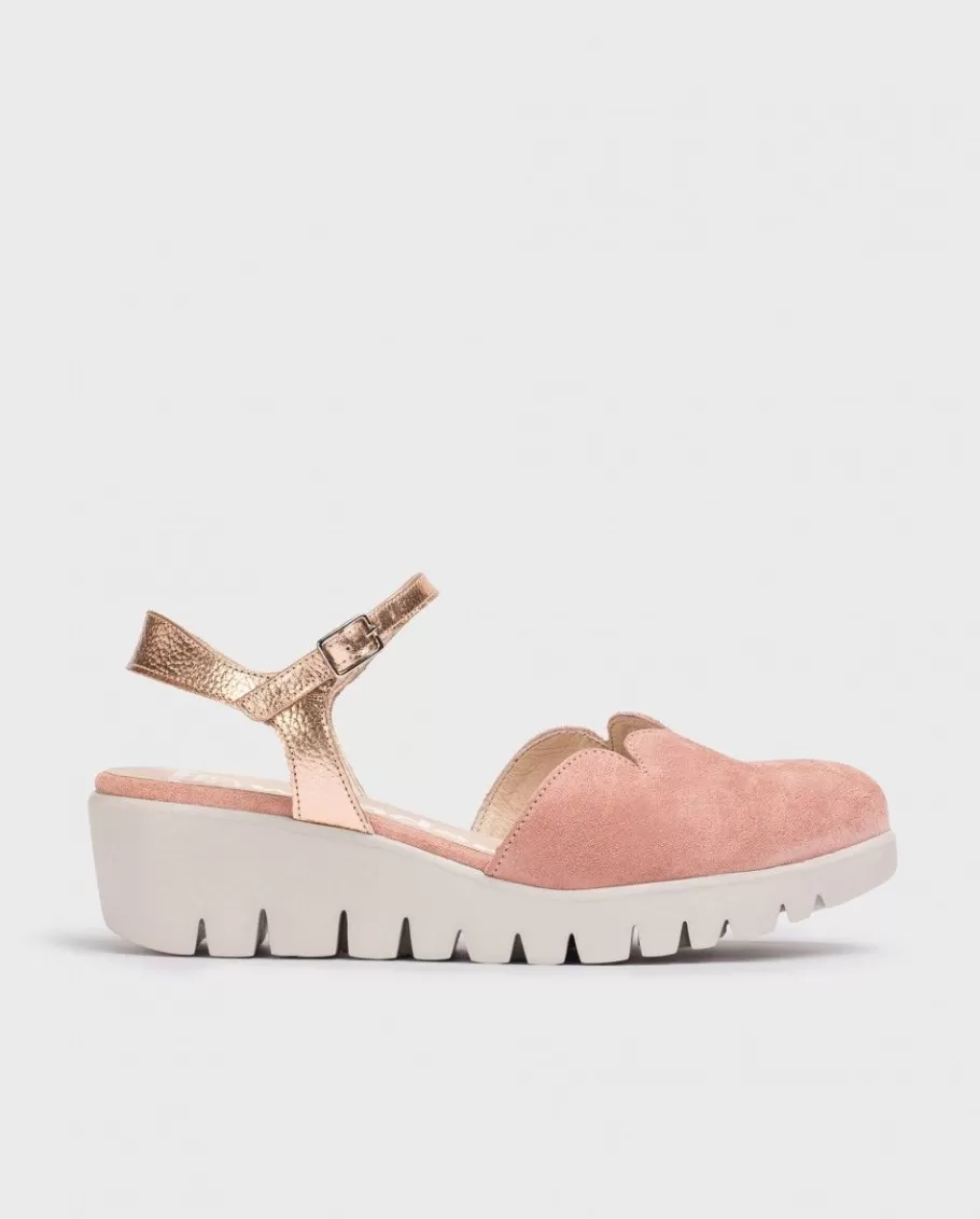 Wonders Wedges<Pink Caravaca Sandal