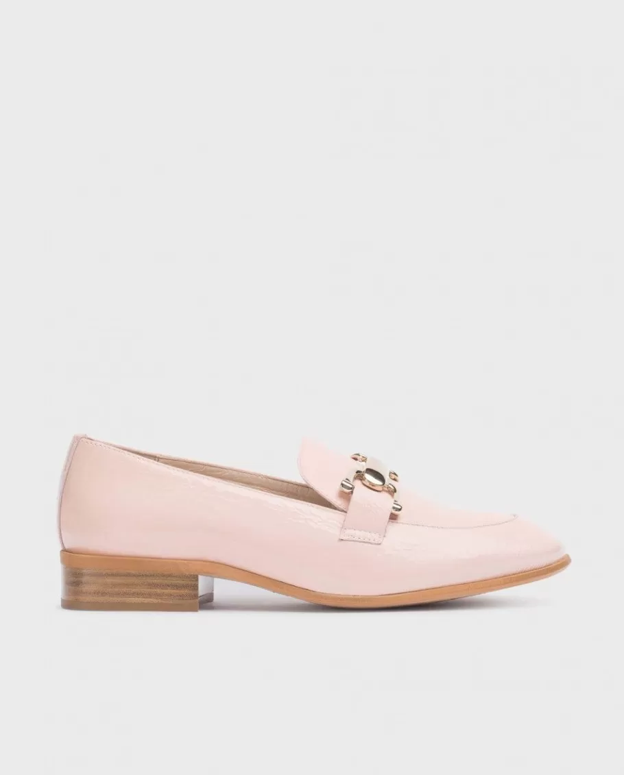 Wonders Flat Shoes<Pink Ermes Moccasin