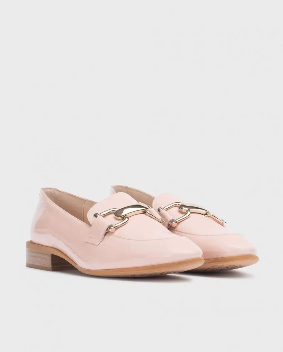 Wonders Flat Shoes<Pink Ermes Moccasin