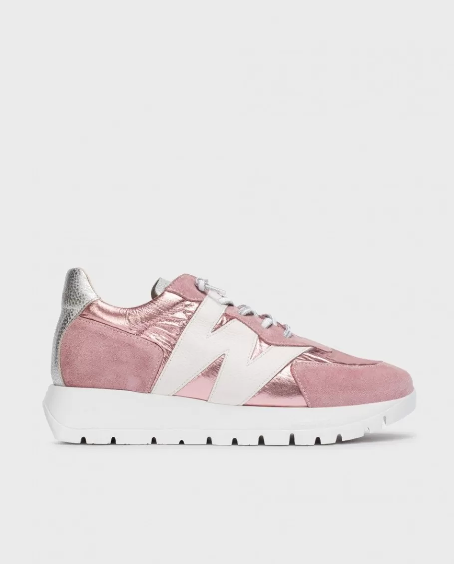 Wonders Sneakers<Pink Oslo Sneaker