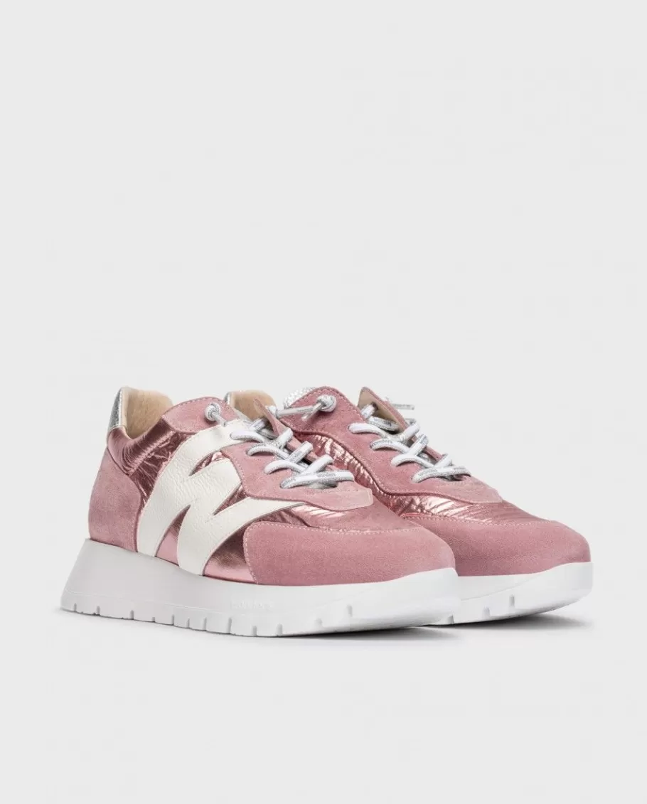 Wonders Sneakers<Pink Oslo Sneaker