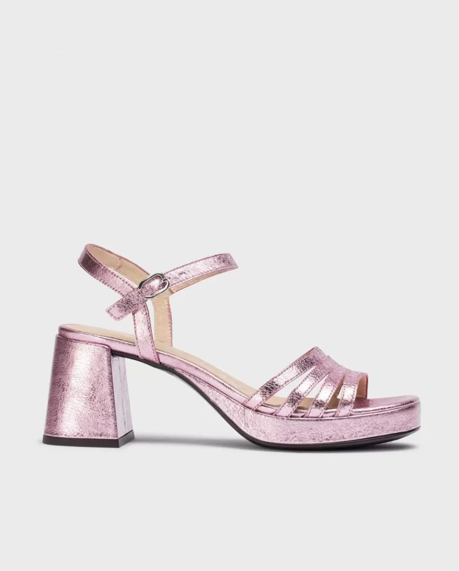 Wonders Heels<Pink Zaida Heeled Sandals