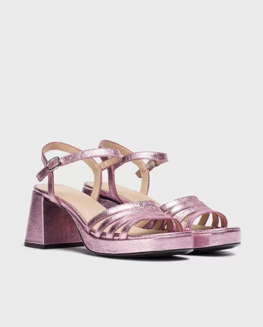 Wonders Heels<Pink Zaida Heeled Sandals