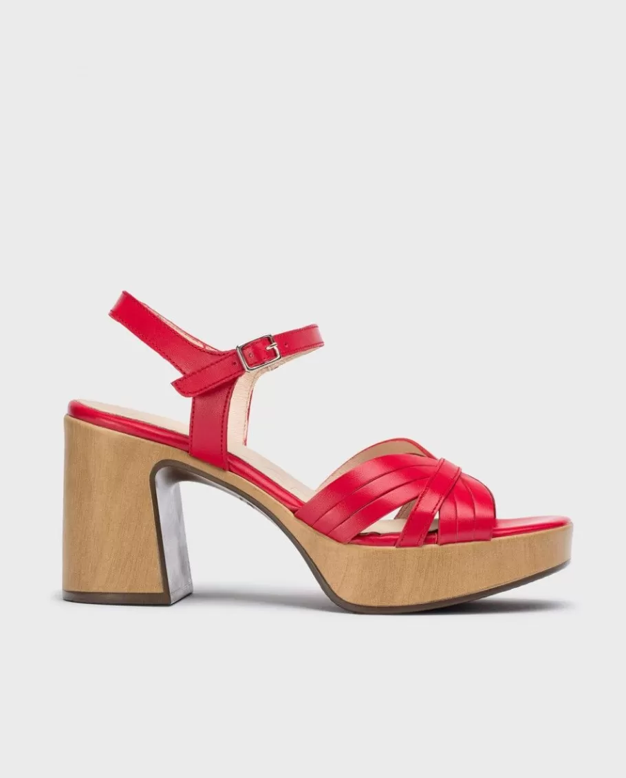 Wonders Sandals<Red Marisol Sandals