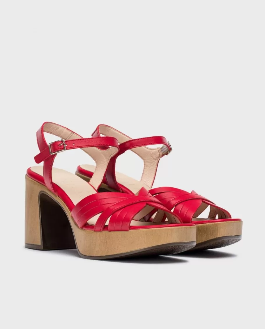 Wonders Sandals<Red Marisol Sandals