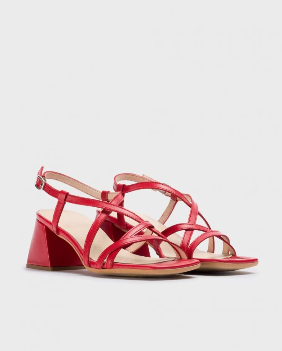 Wonders Heels<Red Sofia Heeled Sandals