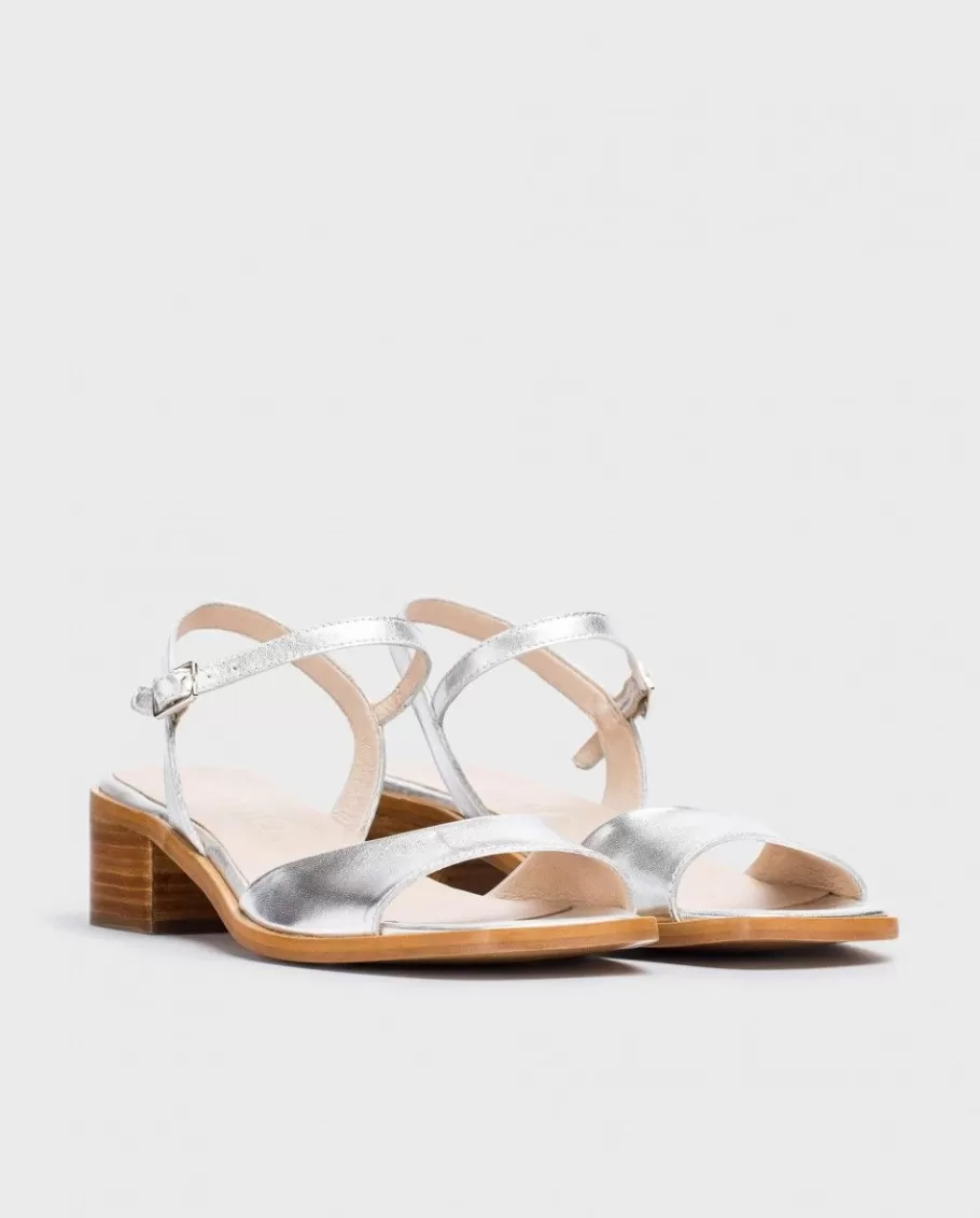 Wonders Sandals<Silver Metallic Lumina Sandal