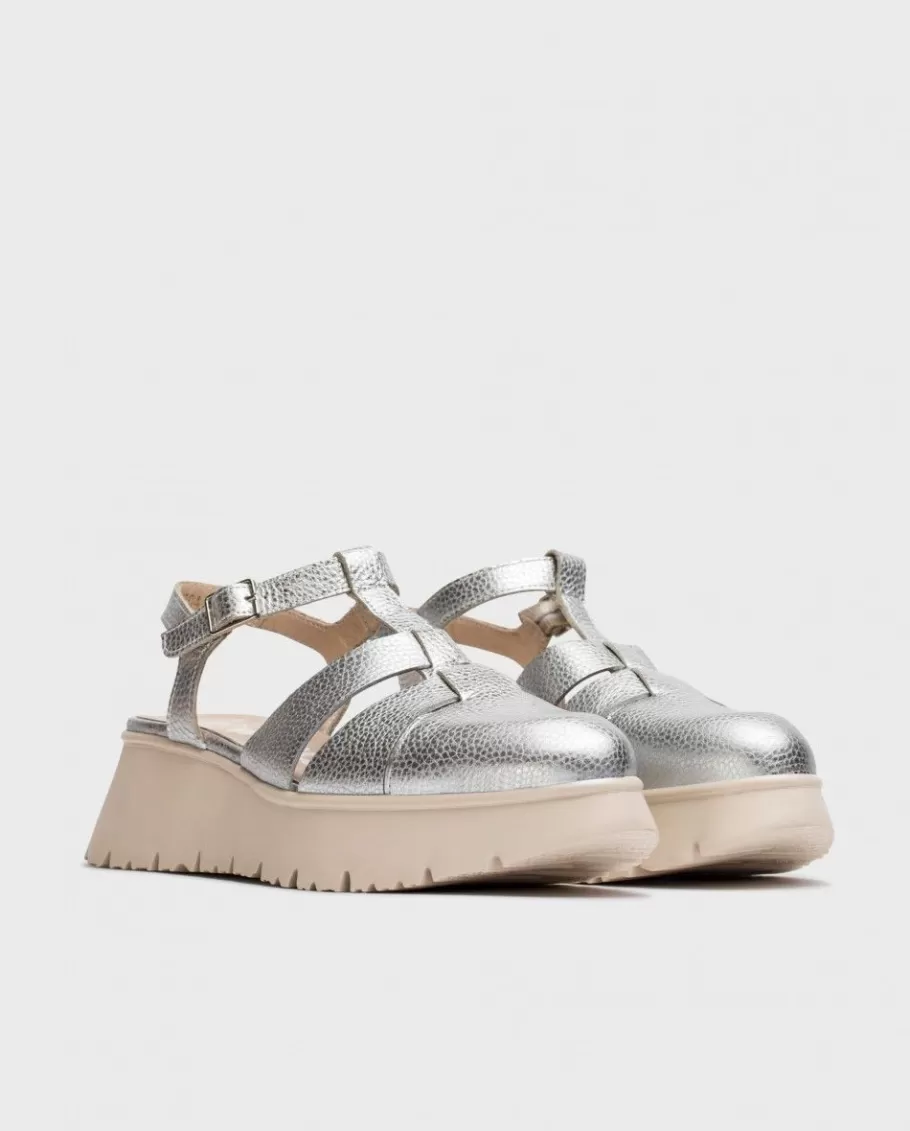 Wonders Platforms<Silver Zagreb Multi- Straps