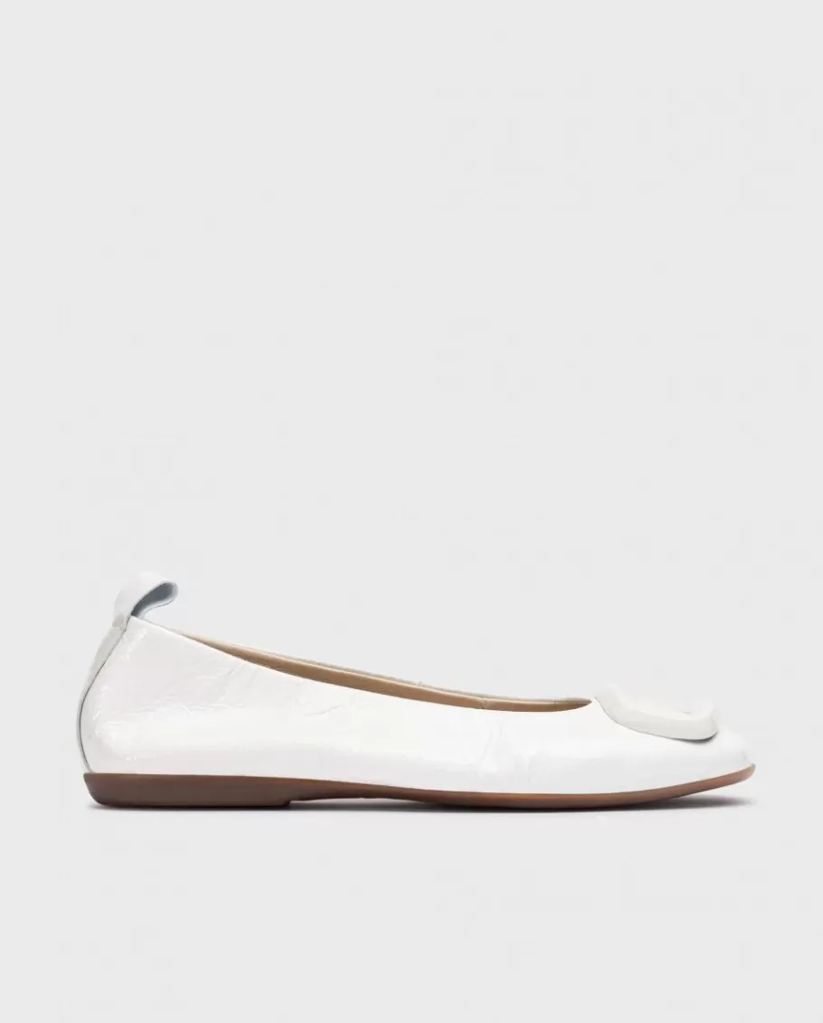 Wonders Ballerinas<White Berna Ballerina