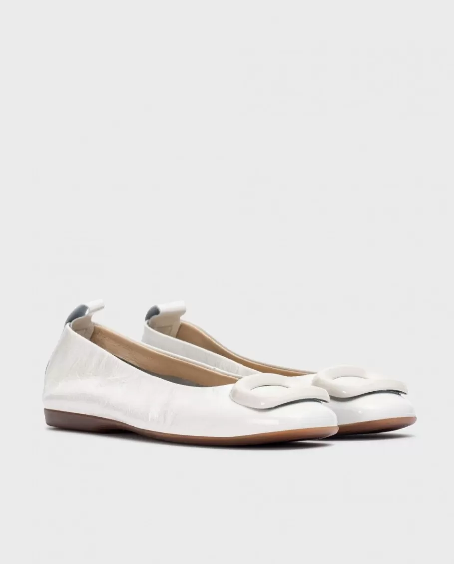 Wonders Ballerinas<White Berna Ballerina