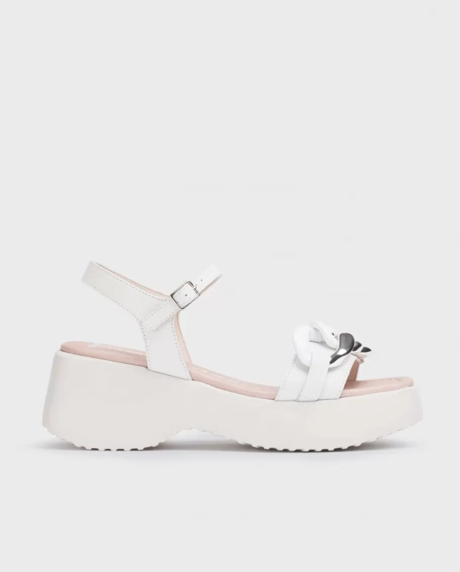 Wonders Sandals<White Claire Sandal