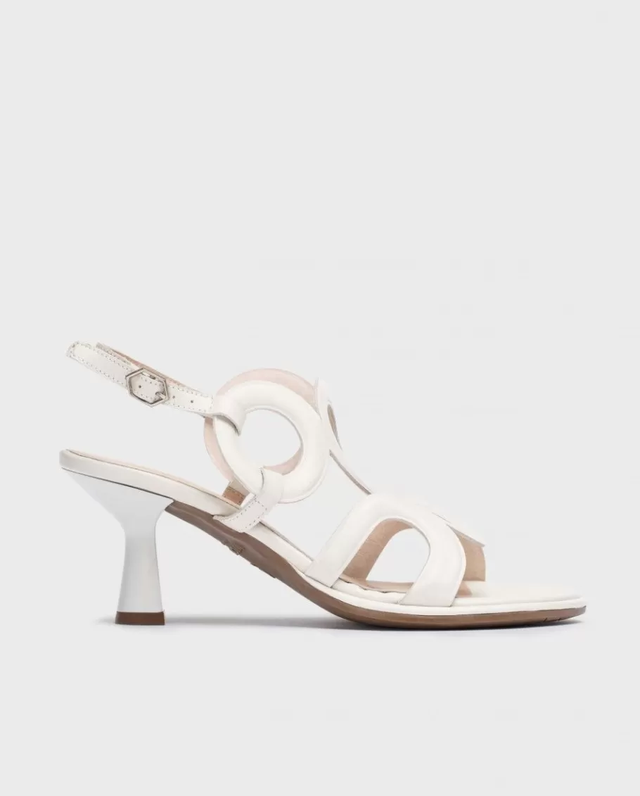 Wonders Heels<White Iris Heeled Sandals