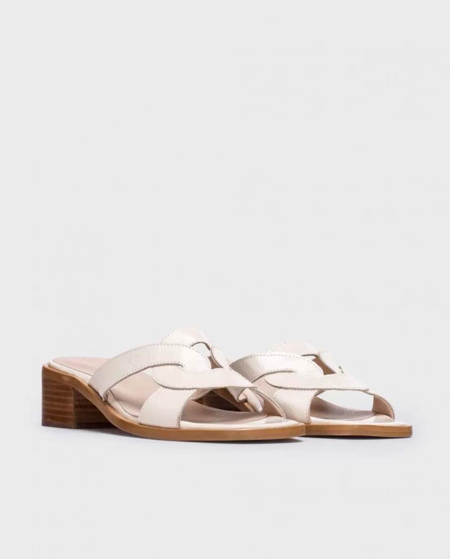 Wonders Sandals<White Mila Sandals