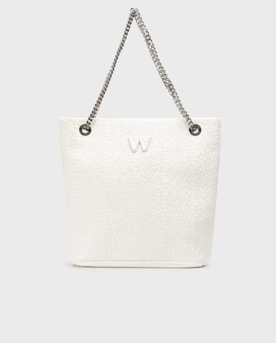 Wonders Totes<White Serena Bag